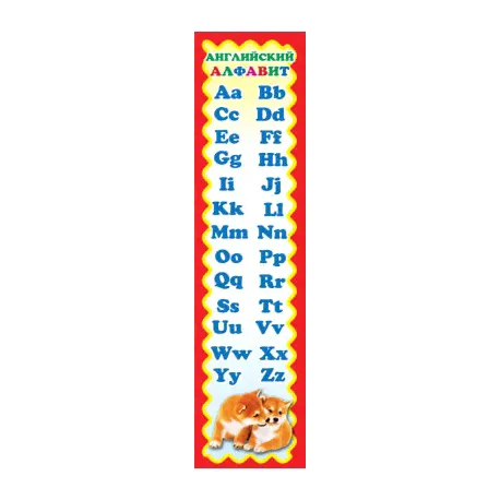 Закладки Английский алфавит-1